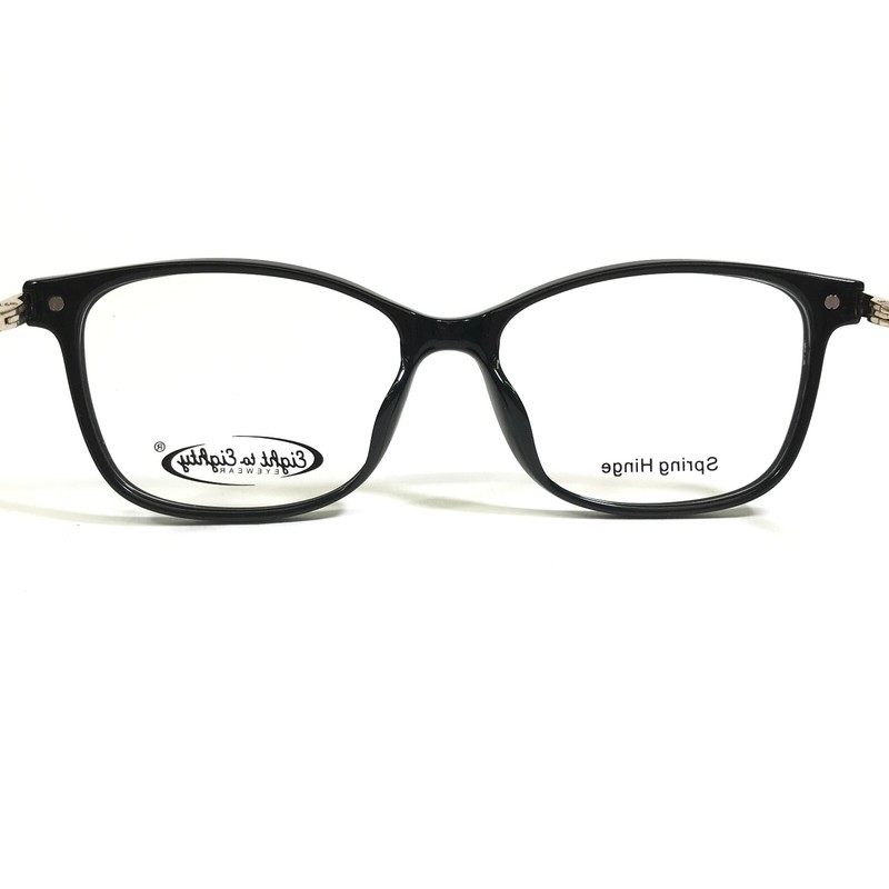 Eight to Eighty Eyeglasses Frames BRIANNA BLACK Gold Square Crystals 53-18-135 gallery