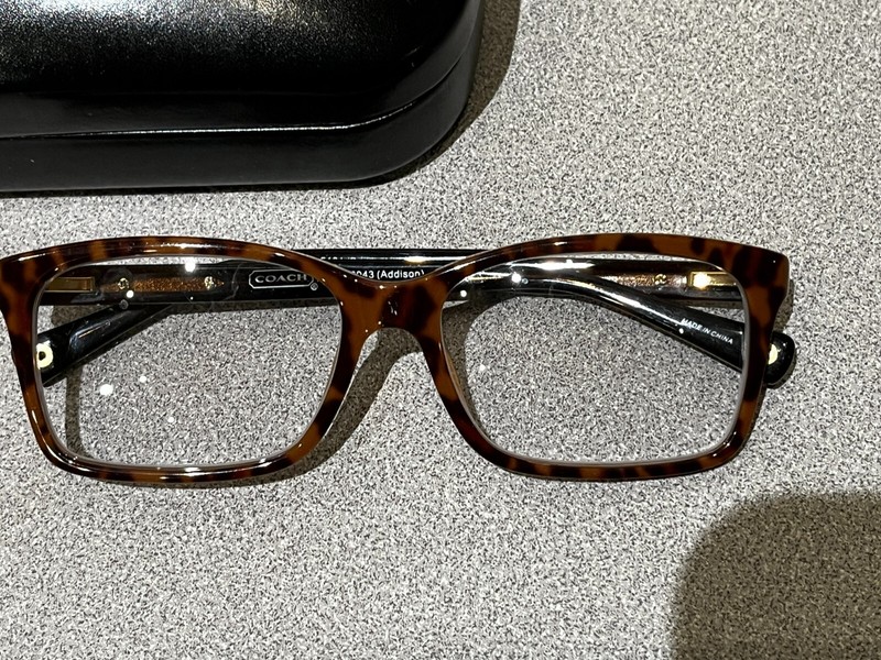 COACH NEW YORK ADDISON HC6043 5121 Tortoise Eyeglasses FRAMES w case gallery