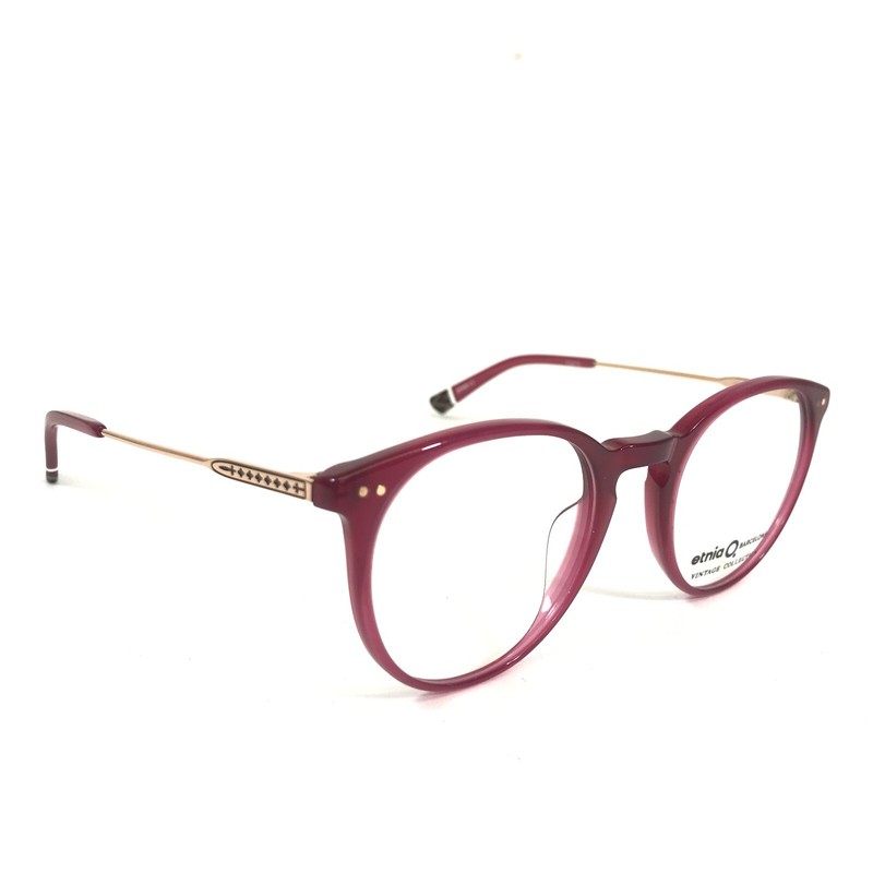 Etnia Barcelona Eyeglasses Frames JORDAAN MT PUPK Purple Pink Gold 48-21-140 gallery