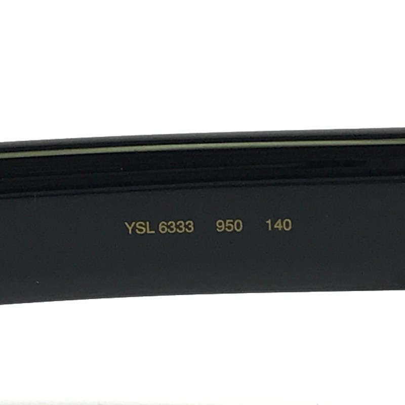 Yves Saint Laurent Eyeglasses Frames YSL6333 950 Black Clear Gray 51-17-140 gallery