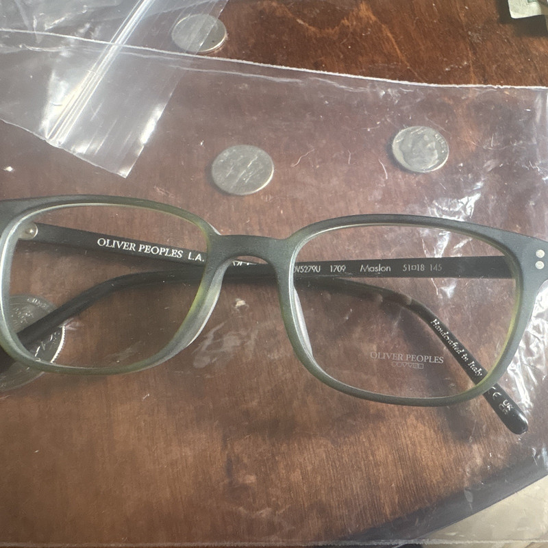 Oliver Peoples Maslon OV5274U 1703 Green Acetate Full Rim 51-18-145