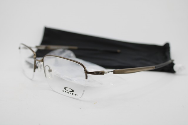 NEW OAKLEY OX5128-0254 GAUGE 3.2 BLADE PEWTER BLACK AUTHENTIC EYEGLASSES 54-18