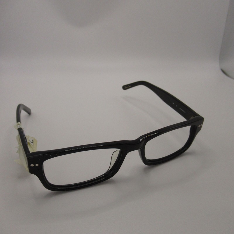 Jackson Perry Black Full Rim Eyeglass Frames 54-17-140 Unisex Adult Plastic