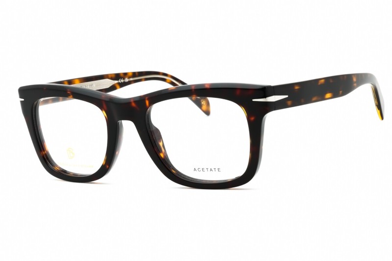 David Beckham DB 7105 0086 00 Dark Havana 51mm Eyeglasses New Authentic