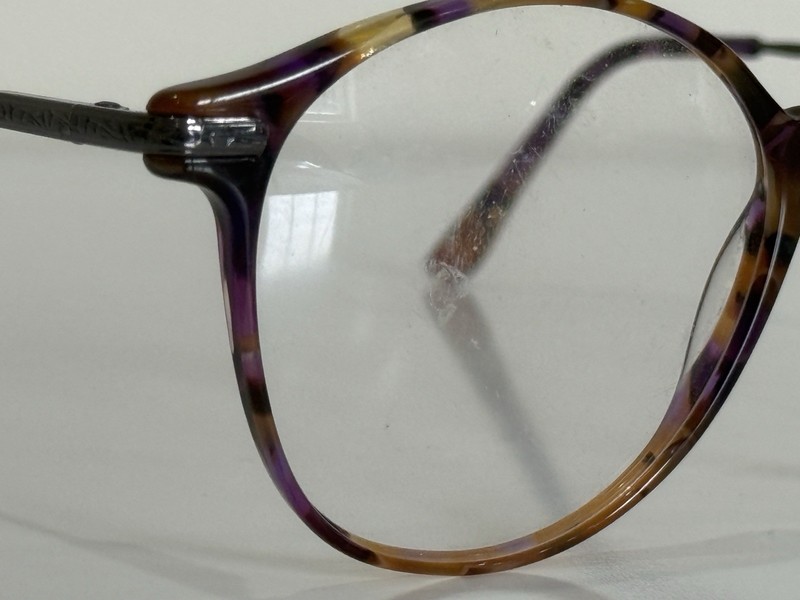 Hush Puppies HP301 Round Purple Havana Brown Eyeglasses Frame Only 51-19-145 gallery