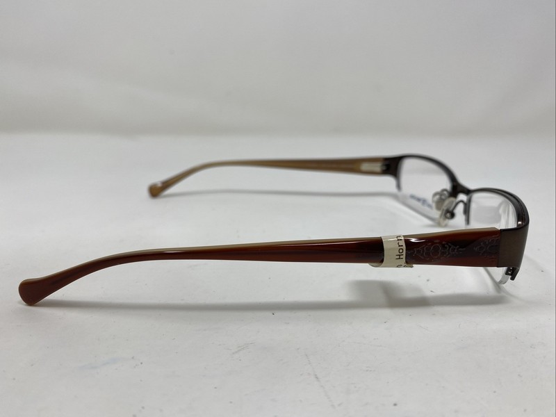 Lucky Brand CASEY BROWN 52-18-135 Metal Half Rim Eyeglasses Frame 375G gallery