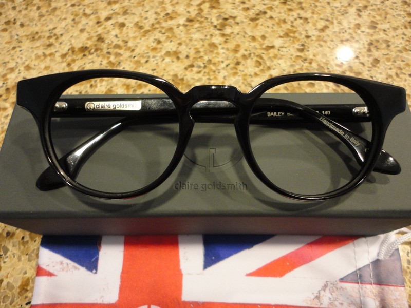 Claire Goldsmith Bailey Black eyeglasses in GREAT Condition like Oliver Peoples gallery