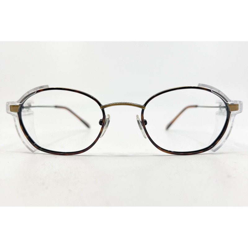 AO Safety Urban 2 Demi Bronze Safety Glasses Z87-2 135 Round Tortoise Frames gallery