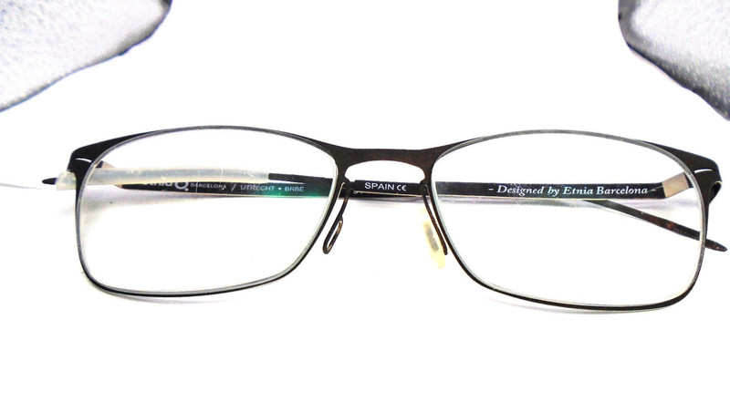FOR PARTS Etnia Barcelona UTRECHT BRBE Brown 51-16-135 Eyeglasses Frames Spain