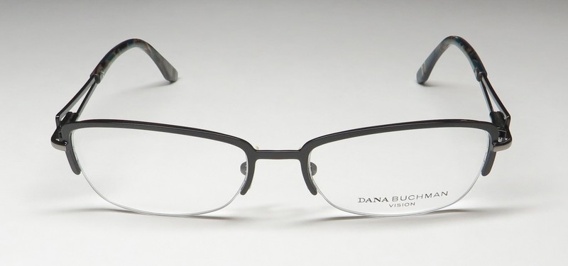 NEW DANA BUCHMAN KELLEN EYEWEAR BLACK BK 51-16-135 WOMENS METAL & PLASTIC gallery