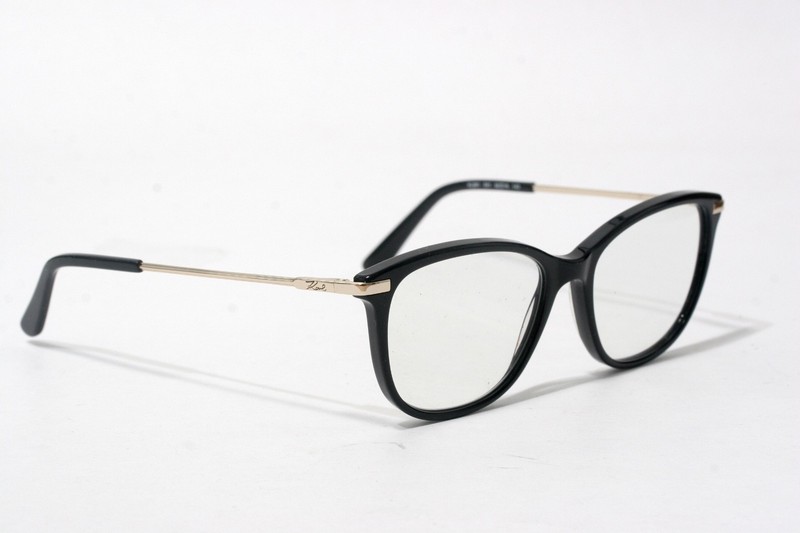 Karl Lagerfeld KL991 Gloss Black Designer Eyeglasses Frames 52-16-140 B241
