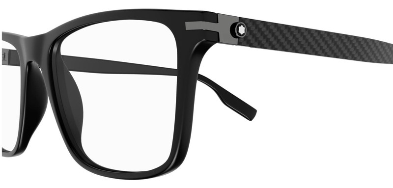 *NEW AUTHENTIC* Montblanc MB0251O-001 BLACK EYEGLASS FRAME, Size 54mm gallery