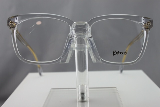 New Kokoxili Koko 110 C4 Shiny Clear Plastic Frame Clear Demo Lens Eyeglasses
