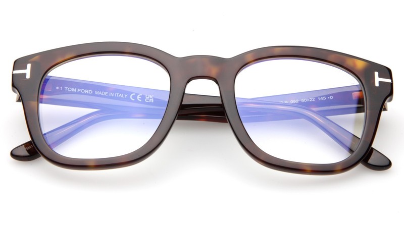NEW TOM FORD TF5542-B 052 Havana Eyeglasses Frame 50-22-145mm B42mm Italy gallery