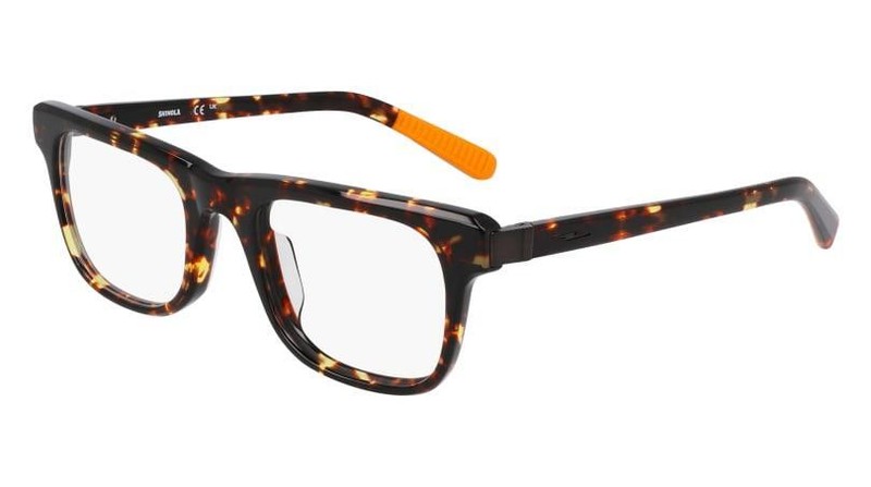 New SHINOLA by Flexon SH-15002 242 Dark Amber Tortoise Eyeglasses 51/21/145