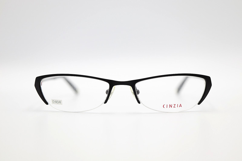 CINZIA CIN-196 Col 1 Satin Black 52-18-135 Eyeglass Frame Flex Hinges D404 gallery