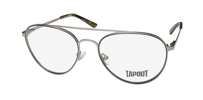 NEW TAPOUT TAP857 EYEGLASS FRAME 001 56-18-145 SHIELD MENS METAL & PLASTIC BLACK