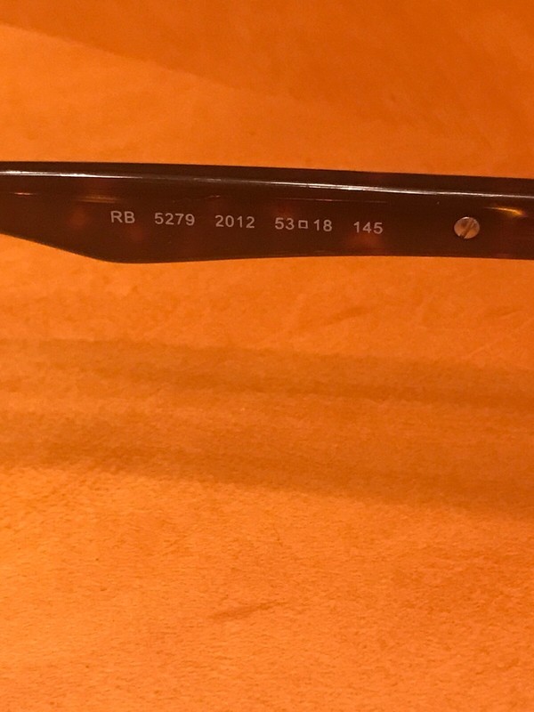 RAY BAN RB 5271 2012 TORTOISE EYEGLASS FRAMES 53MM gallery