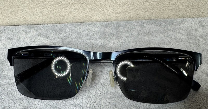 Converse Eyeglasses Frame A217 Navy Unisex Matte Black Half Rim Square 53-18-140