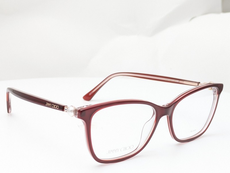 Jimmy Choo JC377 MWU Burgundy Pearl Women’s Eyeglasses Frames 53-15-145