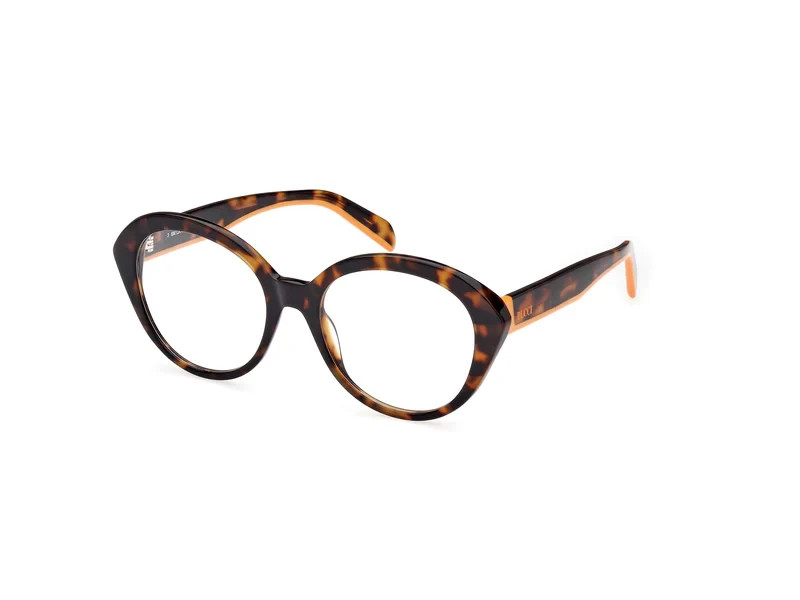 Emilio Pucci EP5223 052 Tortoise Round Cat Eye Eyeglasses Frame 52-18-140