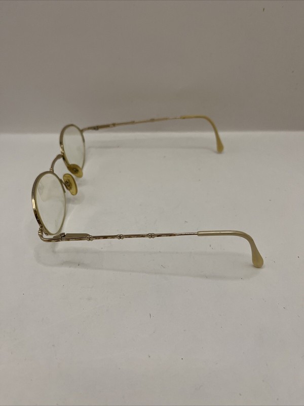 Cazai Eyeglasses MOD 1134 Col 718 Designer Frames Only Gold 49-21-135 gallery