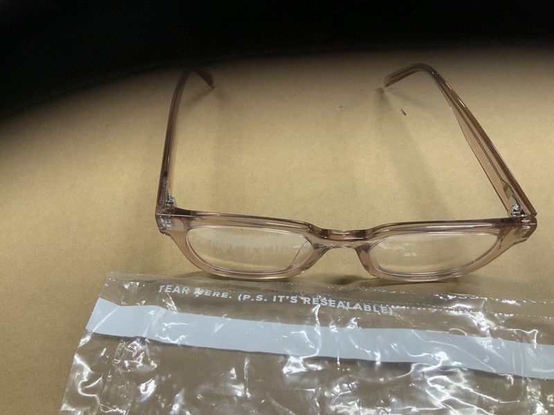 Warby Parker Eyeglasses Drew Rose Water W668 50-20-145