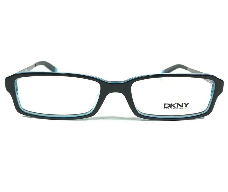 DKNY DY4615 3515 Eyeglasses Frames Black Blue Silver Rectangular 52-17-135