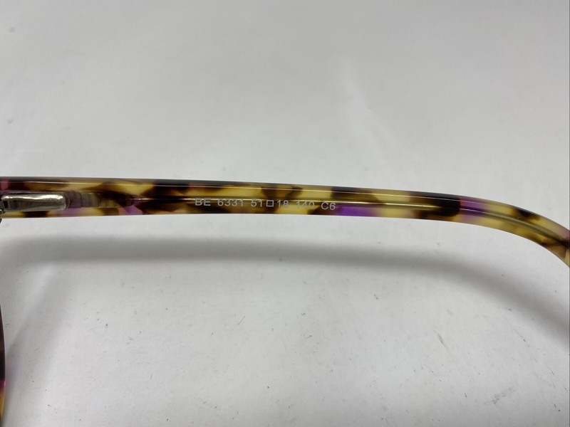 Be:One BE 6331 C6 51-18-140 Purple Tortoise Full Rim Eyeglasses Frame YY96 gallery