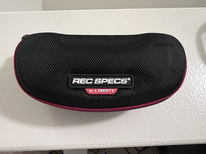Liberty Boys Sports Goggles Red and Black Wrap Good Condition gallery