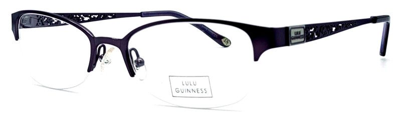 LULU GUINNESS – L752 VIO 51/18/140 – VIOLET – NEW Authentic WOMEN EYEGLASSES