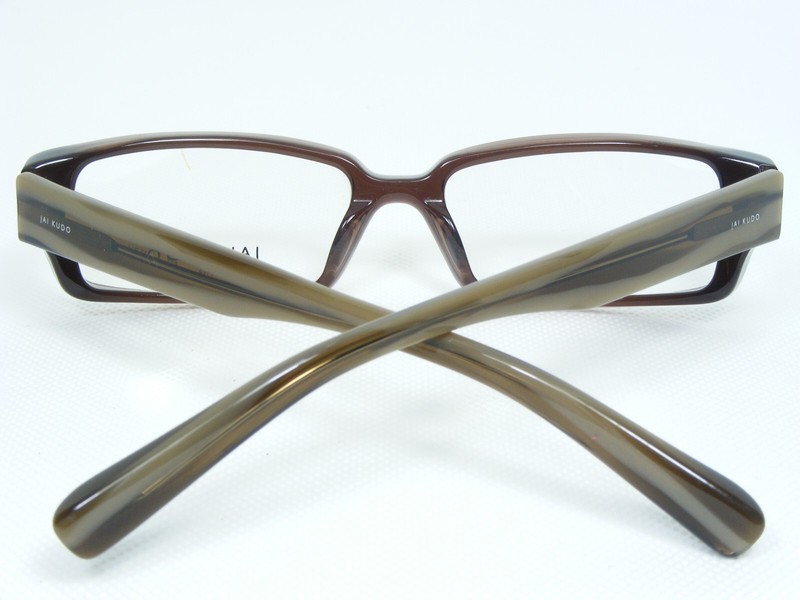 JAI KUDO 1759 1069 P03 TRANSPARENT BROWN /HORN EYEGLASSES GLASSES 52-15-140mm gallery