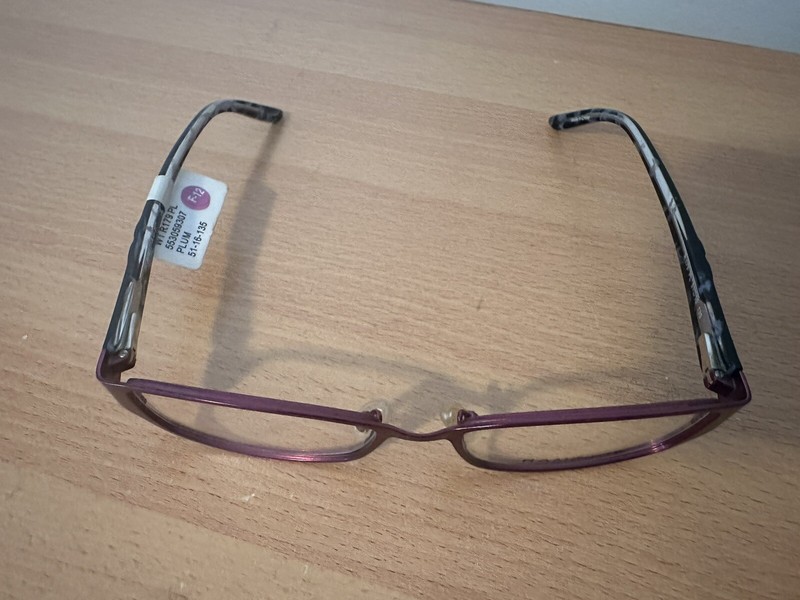 RAMPAGE R179 BLK PLUM AUTHENTIC CATS EYE WOMENS EYEGLASSES 51-16-135