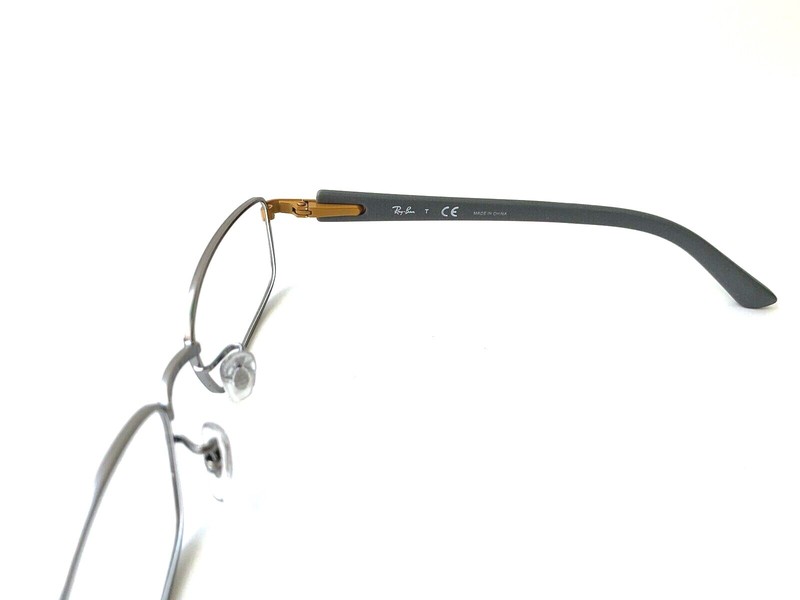 New Ray Ban Frames Unisex Eyeglasses Silver Rubber Metal RB 6217 2620 48 17 135 gallery