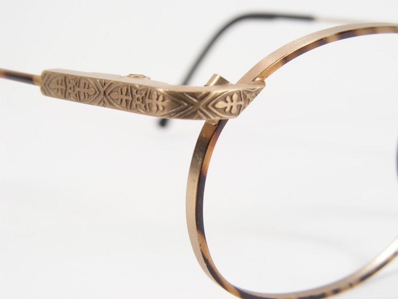 Vintage CHAI 8 So1 F12 UNIQUE RARE EYEGLASSES GLASSES FRAME 46-22-154mm (NOTES) gallery