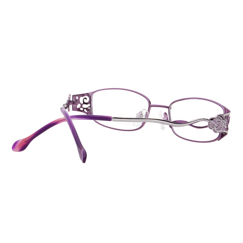 Designer Fashion Women Metal Full Rim Eyeglassses Frames Optical Eyewear RX Able gallery