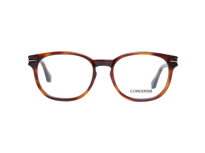 Longines LG5009-H 053 Tortoise Round Plastic Optical Eyeglasses Frame 52-17-145