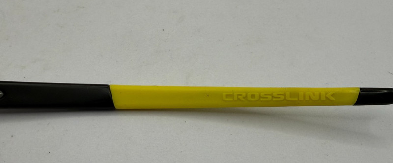 OAKLEY FRAMES ONLY EYEGLASSES CROSSLINK OX8037-1852 BLACK YELLOW 52-18-135 gallery