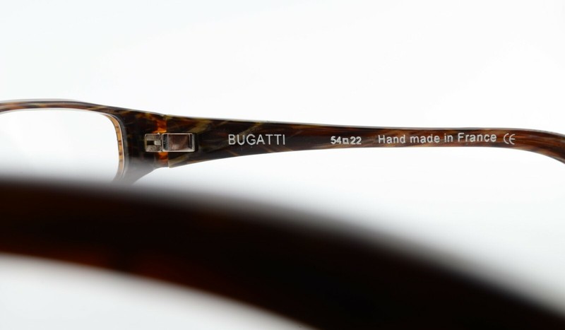 Bugatti Glasses Frame Odotype 223-064 54 22 Deluxe Specs Men Brown Marble + Case gallery