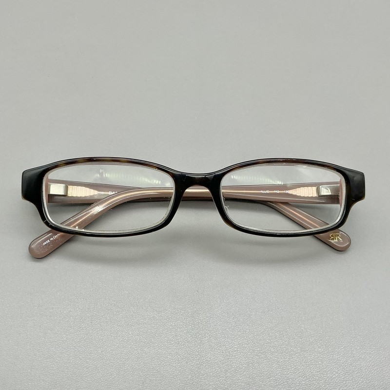 Banana Republic Eyeglasses Frames AELIE Black Pink Rectangular Full Rim 130