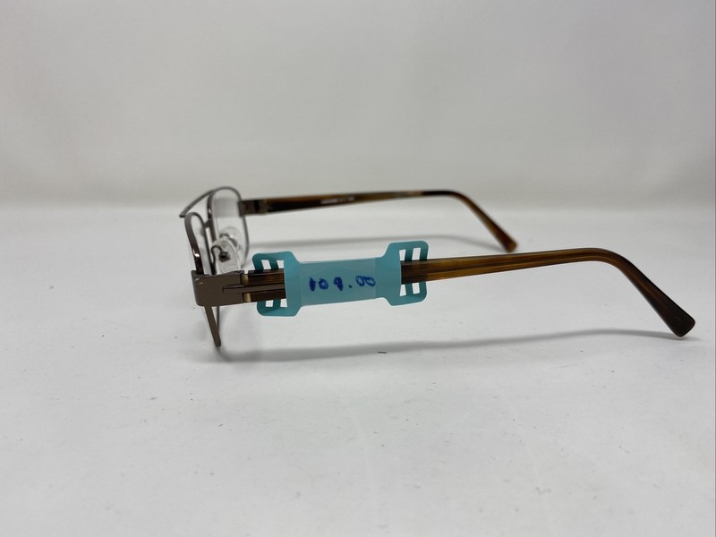 PRIORITY EYEGLASSES FRAME KIRKWOOD C-1 56-18-140 BROWN FULL RIM EZ36 gallery