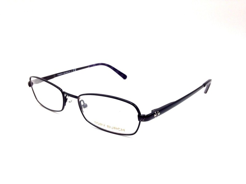 Tory Burch TY1014 107 Unisex Black Oval Frame Glasses Eyeglasses 50-17-135
