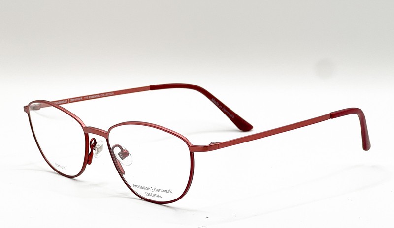 Prodesign Denmark 1439 C.4111 Red Full Rim Authentic Eyeglass Frames 53-17-145