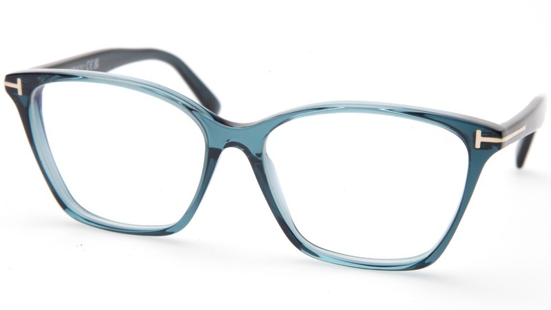 NEW TOM FORD TF5949-B 092 Blue Eyeglasses Frame 56-15-140mm B44mm Italy