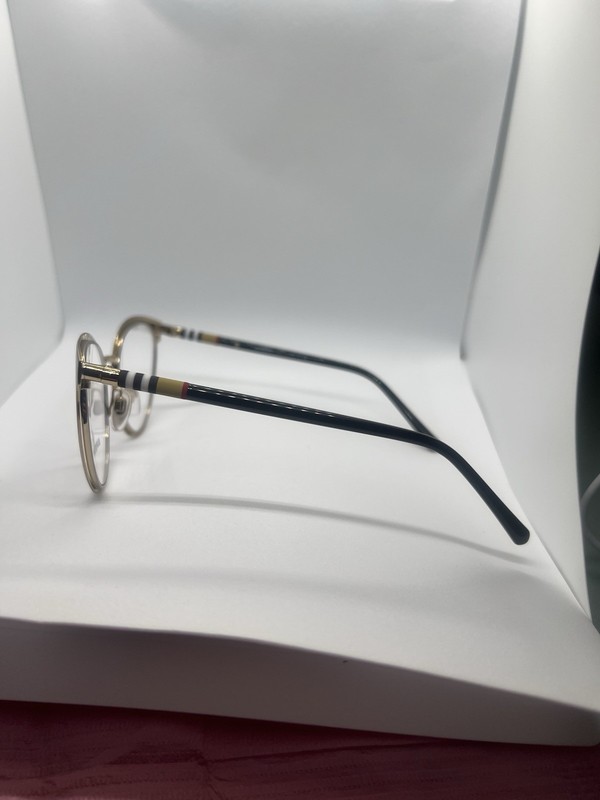 BURBERRY B1313-Q 1238 Italy Burgundy Red/Gold 53-16-140 Eyeglasses Frame gallery
