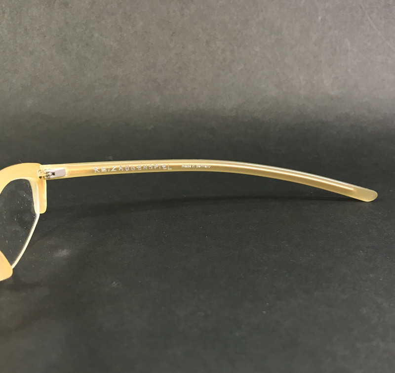 Reiz Augenspiel Eyeglasses Frames S-030 Col 25 Nude Gold Oval Half Rim 50-17-140 gallery