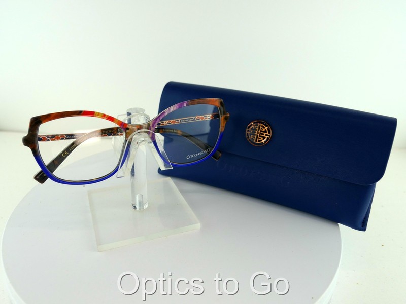 COCO SONG CV 249 (C:02) LONG NIGHT MULTI COLOR / BLUE 53-18-135 EYEGLASS FRAMES