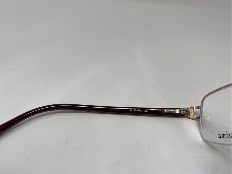 Bellissima BL 1032BL 3113 51-17-135 Pink/Wine Half Rim Eyeglasses Frame DZ20 gallery