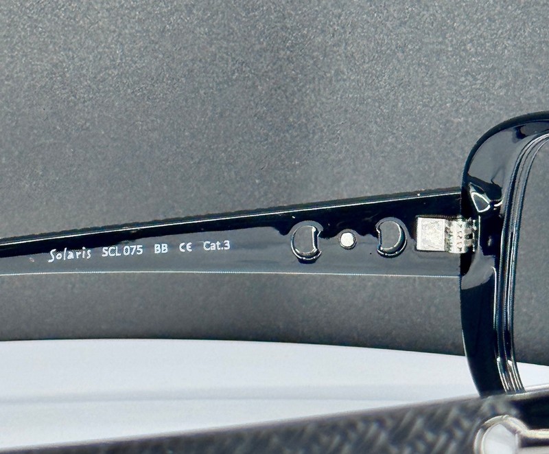 VTG SOLARIS SCL 075 BB Womens Black Glam Round Full Rim Eyeglasses FRAMES ONLY gallery