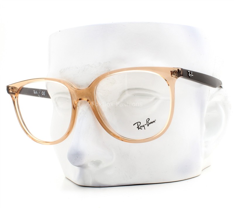 Ray-Ban Eyeglasses RB 4378V 8172 Glasses Crystal Brown 52mm with Case